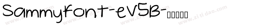Sammyfont-eV5B字体转换