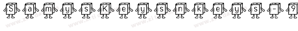 SamysKeysnkeys-9x32字体转换