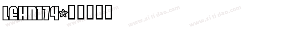 LEHN174字体转换