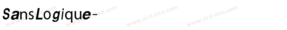 SansLogique字体转换