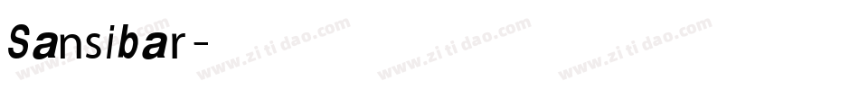 Sansibar字体转换