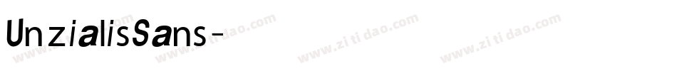 UnzialisSans字体转换