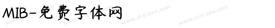 MIB字体转换