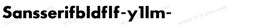 Sansserifbldflf-y1lm字体转换