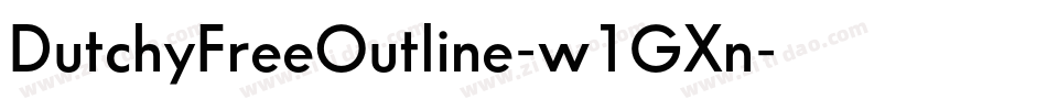 DutchyFreeOutline-w1GXn字体转换