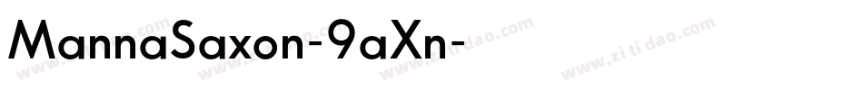 MannaSaxon-9aXn字体转换 MannaSaxon-9aXn字体转换