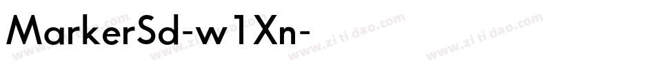 MarkerSd-w1Xn字体转换