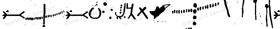Dumbledor23D-47x4字体转换