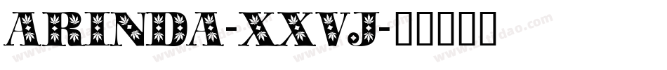 Arinda-XxVj字体转换