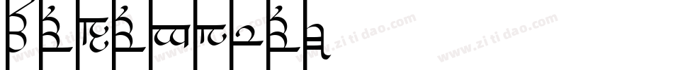 Saratoga字体转换
