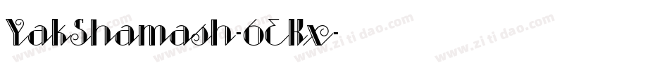 YakShamash-6EKx字体转换