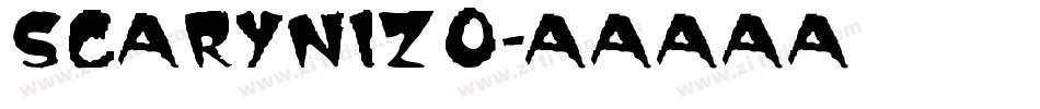SCARYNIZO字体转换