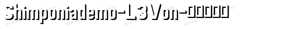 Shimponiademo-L3Von字体转换