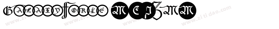 GalaxyForce-30ZM字体转换