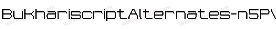 BukhariscriptAlternates-n5PV字体转换