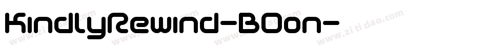 KindlyRewind-BOon字体转换