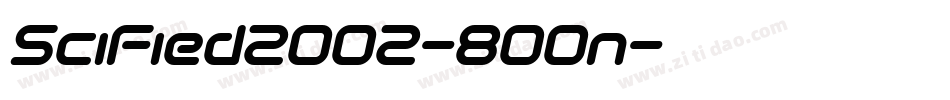 SciFied2002-8OOn字体转换