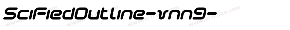 SciFiedOutline-vnn9字体转换