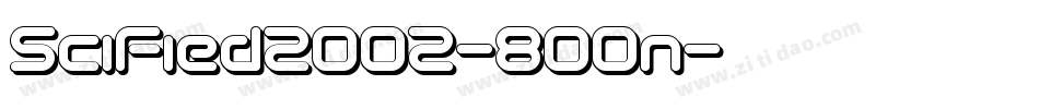 SciFied2002-8OOn字体转换