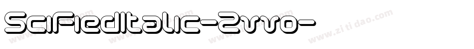 SciFiedItalic-2vvo字体转换