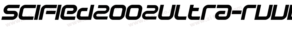 SciFied2002Ultra-rvvB字体转换