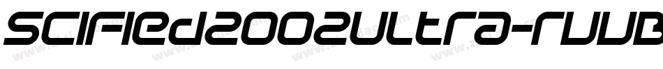 SciFied2002Ultra-rvvB字体转换