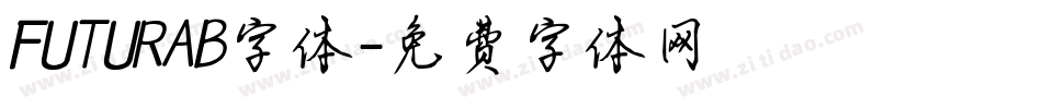 FUTURAB字体字体转换