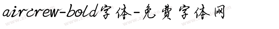 aircrew-bold字体字体转换