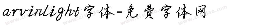 arvinlight字体字体转换