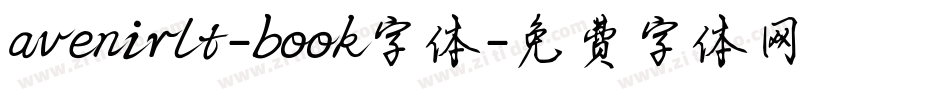 avenirlt-book字体字体转换