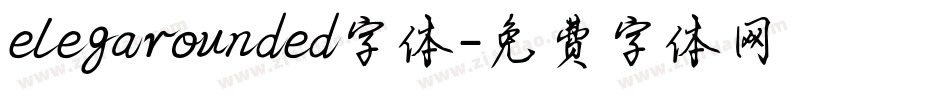 elegarounded字体字体转换