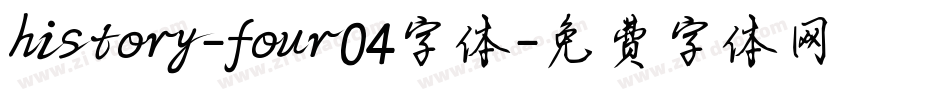 history-four04字体字体转换