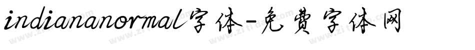 indiananormal字体字体转换