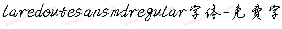 laredoutesansmdregular字体字体转换