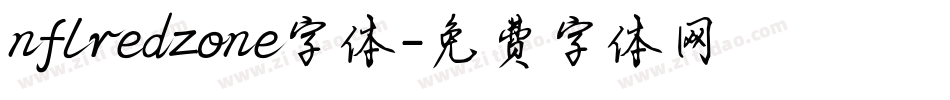 nflredzone字体字体转换