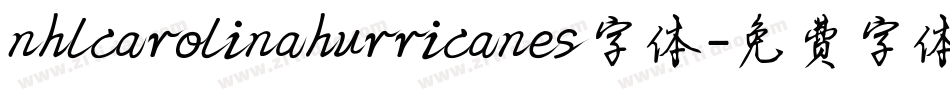 nhlcarolinahurricanes字体字体转换