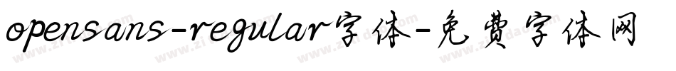 opensans-regular字体字体转换