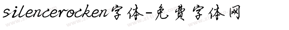 silencerocken字体字体转换