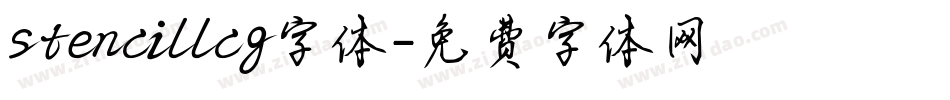 stencillcg字体字体转换