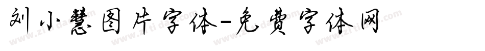 刘小慧图片字体字体转换