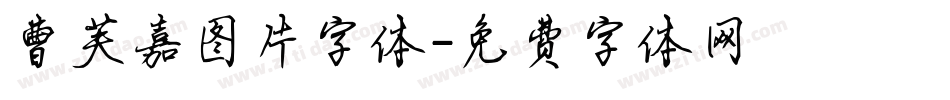 曹芙嘉图片字体字体转换