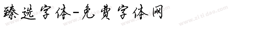 臻选字体字体转换