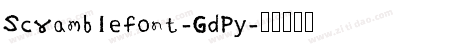 Scramblefont-GdPy字体转换