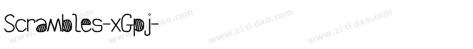 Scrambles-xGpj字体转换