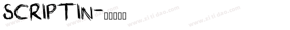 SCRIPTIN字体转换