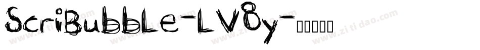 ScriBubble-lV8y字体转换