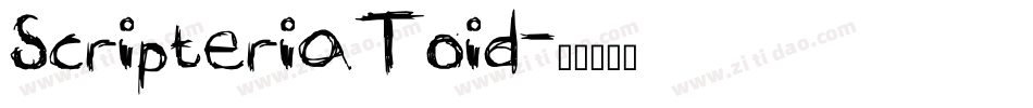 ScripteriaToid字体转换