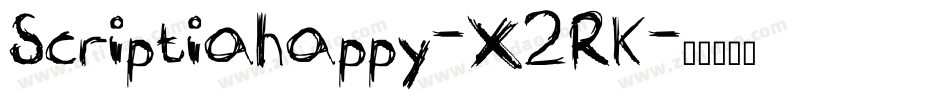 Scriptiahappy-X2RK字体转换