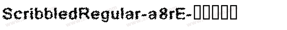 ScribbledRegular-a8rE字体转换