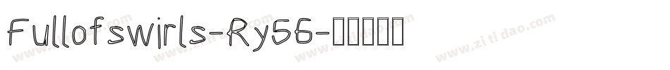 Fullofswirls-Ry56字体转换
